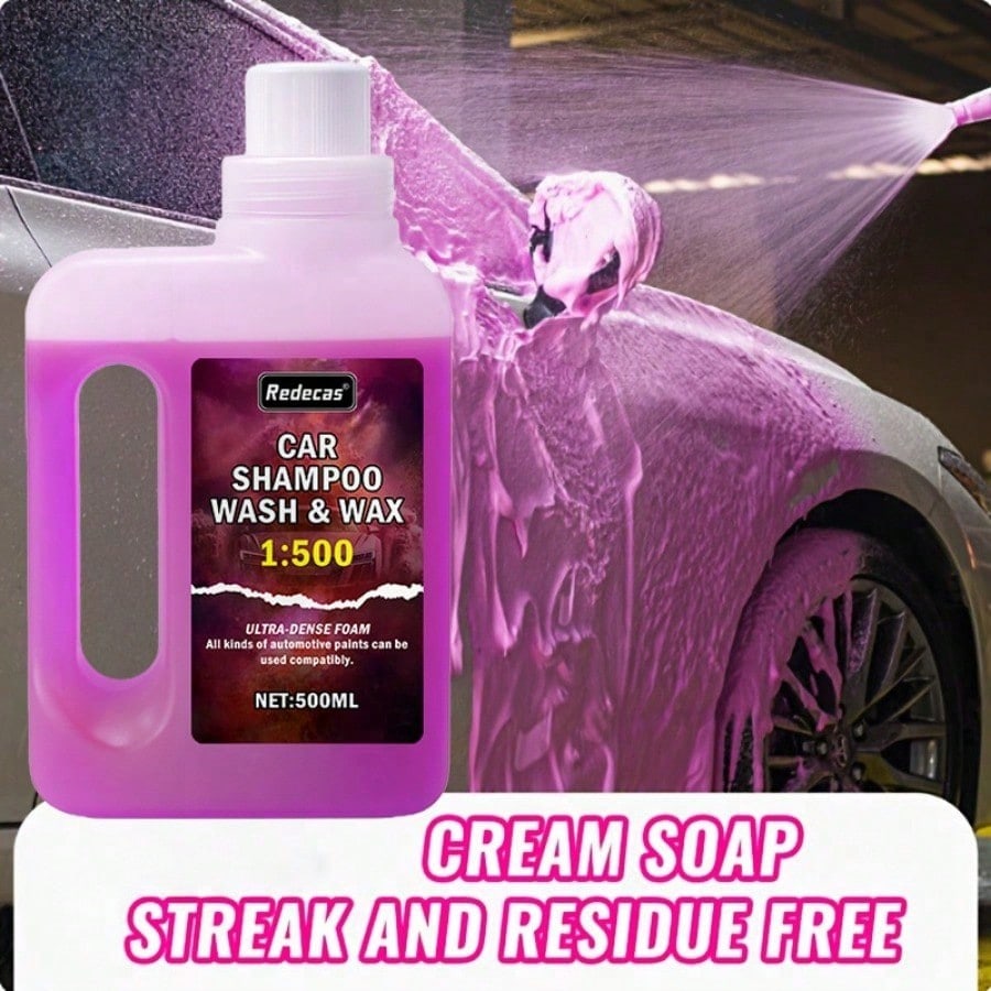 500ml Rosa Schaum-Autowaschmit – Car Wax Ceramic Coating Bewertung und Preis